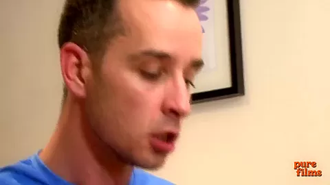 Purefilms - The Husband Comes Home And Finds His Wife Masturbating Enters The Room And Fucks Her