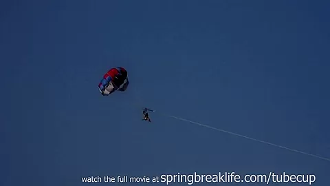 SpringBreakLife Video: Naked Parasailing