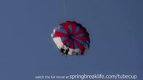 SpringBreakLife Video: Naked Parasailing