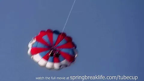 SpringBreakLife Video: Naked Parasailing