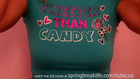 SpringBreakLife Video: Hot Blonde Dildo Masturbation