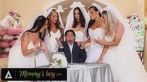 Step mommy'S BOY - Furious MILF Brides Reverse Gangbang Hung Wedding Planner For Wedding Planning Mistake