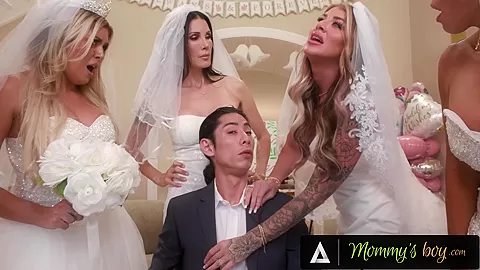Step mommy'S BOY - Furious MILF Brides Reverse Gangbang Hung Wedding Planner For Wedding Planning Mistake