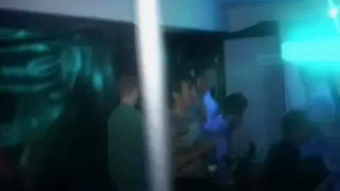 Amateur coed sucks on hard dick