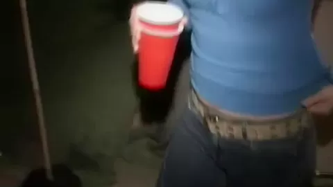 Busty college whore takes cumshot