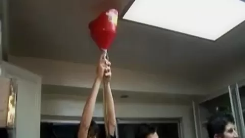Coed whore fucking as others watch at frat party