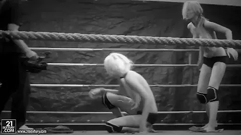 Black-and-white catfight video waits for you