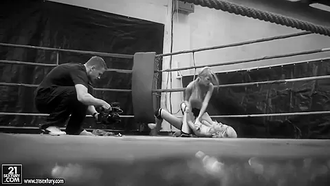 Black-and-white catfight video waits for you