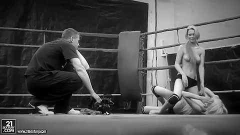 Black-and-white catfight video waits for you
