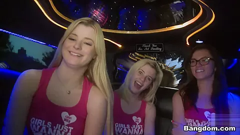 Limo Party Of Four - BangBros