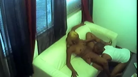 Cock sucking ebony slut takes cock