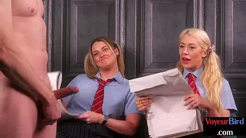 British college voyeurs enjoy show of guy jerking off