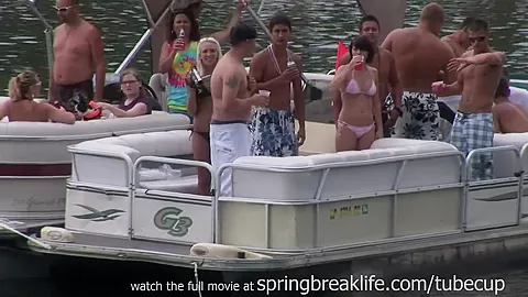 SpringBreakLife Video: Wild Party Girls On The Lake