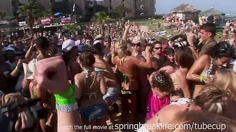 SpringBreakLife Video: Whipped Cream Contest