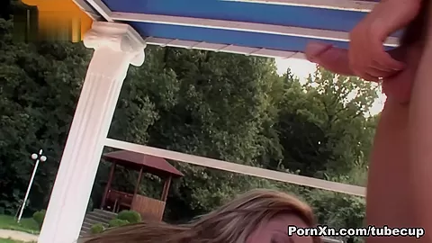 Ariana in Outdoor Gang Bang - Ariana Gets Quadro Fucked In The Garden - PornXn
