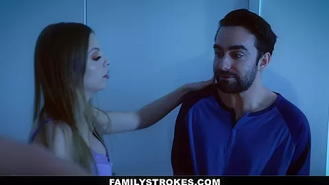 FamilyStrokes - Stepmom Gets Her Pussy Licked While Husband Is Out