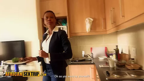 African Sex Trip - Cheating Black Slut Roughed Up By Boyfriend's Friend