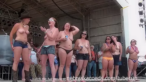 milfy wet tshirt contest at abate of iowa biker rally