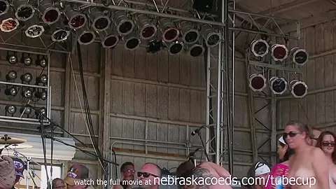 amateur strip contest at iowa biker rally
