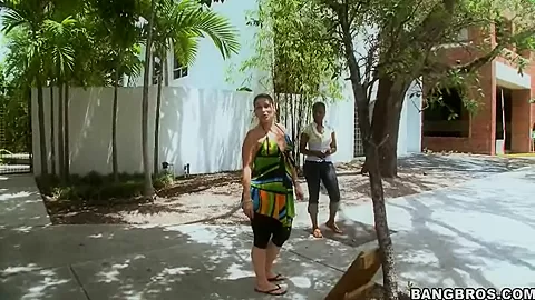 I pick up sexy chick Stacey with natural tits