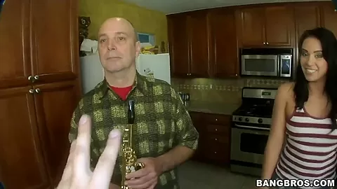 Spicy chicks cooking and playing with delicious cocks