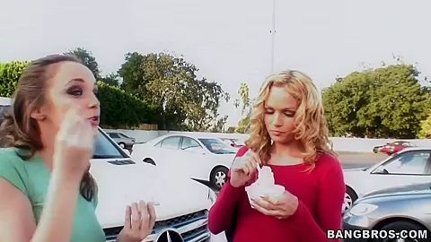 Amazing hot lesbian with her friend having sex