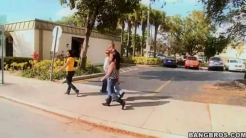 Chubby amateur Brittney gets filmed on the street