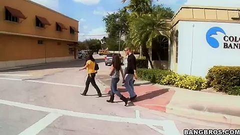 Chubby amateur Brittney gets filmed on the street