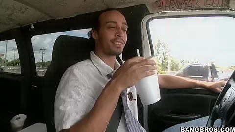 Two horny dudes are looking for Carmen on streets
