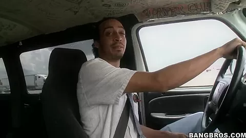 Two horny dudes are looking for Carmen on streets