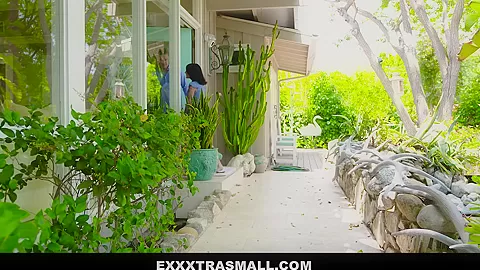 ExxxtraSmall - Tiny Skinny teens 18+ Share a Tall Stud's BWC