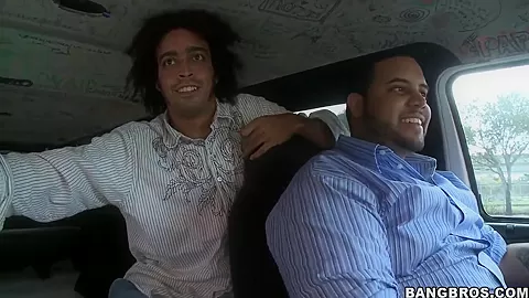Adorable prostitute Layla does some blowjobs in the car