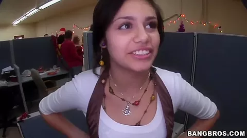 Dirty mingle in the office scene