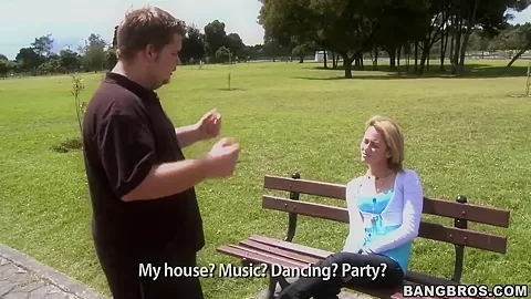 Beautiful blonde girl Tatiana makes blowjob her friend