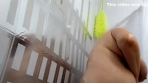 Stepmom With Big Tits And Ass Takes A Shower