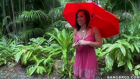 Today I pick up sexy brunette Leilani Cole