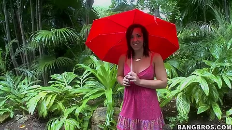 Today I pick up sexy brunette Leilani Cole