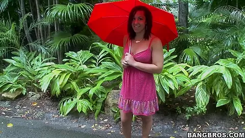 Today I pick up sexy brunette Leilani Cole