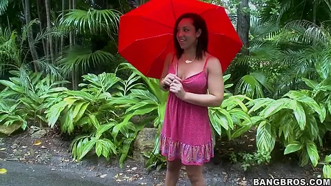 Today I pick up sexy brunette Leilani Cole