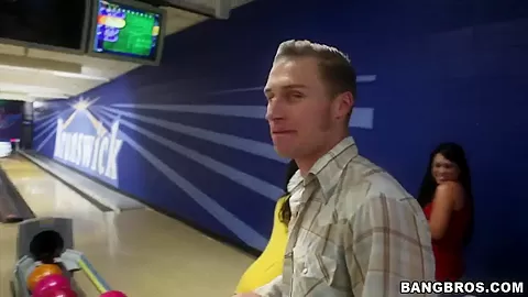 Fuck Team Five goes to a sweet bowling alley