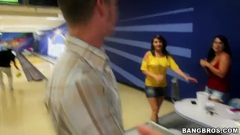 Fuck Team Five goes to a sweet bowling alley