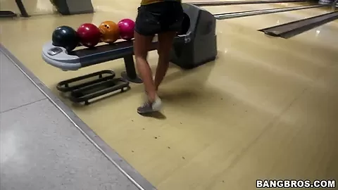Fuck Team Five goes to a sweet bowling alley