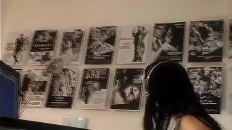 Horny solo teen 18+ DJ babe masturbates