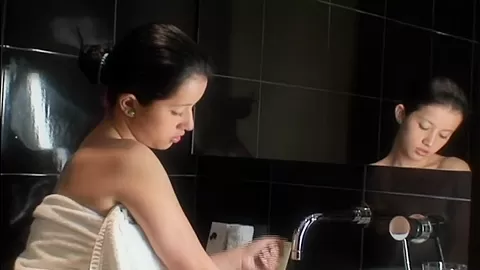 Sexy solo shower teen 18+ Diana shows off