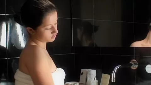 Sexy solo shower teen 18+ Diana shows off