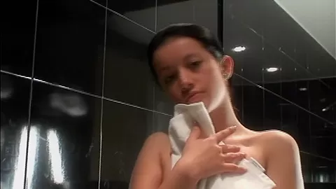 Sexy solo shower teen 18+ Diana shows off