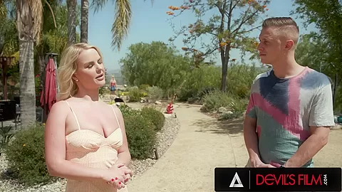 DEVILS FILM - Horny Stepmom Fucks Her Cute Stepdaughter's BF and Her