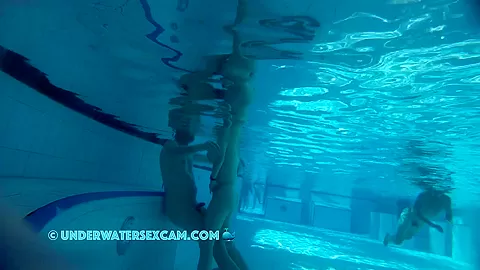 Her Big Tits Move Easily Up And Down In The Warm Water