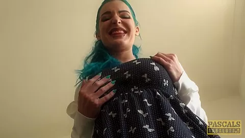 Ass fingered english alternative bird in threesome