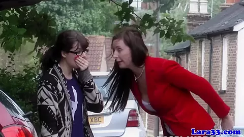 Britsh milf lures holy babe home for lez fun
